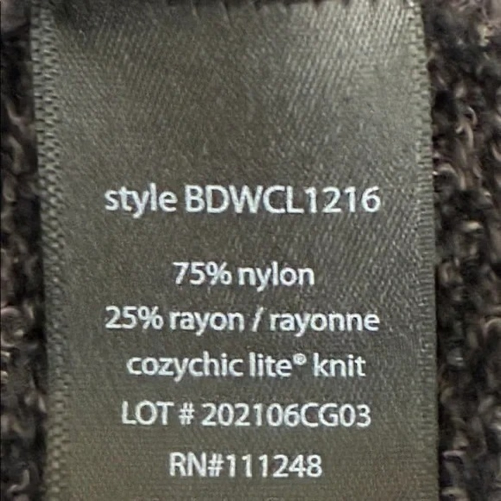 BAREFOOT DREAMS Women Large Cozychic Lite Charcoal Grey Open Cardigan Comfy - Picture 10 of 11
